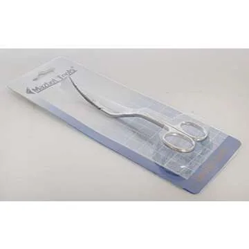 Mazbot 6 Inch Bent Handle Curved Embroidery Scissors---Perfect for Machine Embroidery