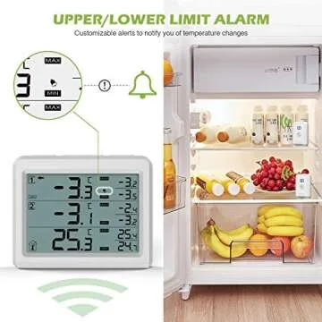 KeeKit Refrigerator Thermometer for Accurate Temperature Monitoring