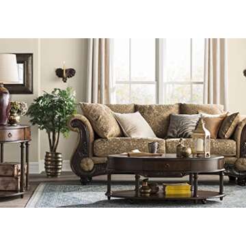 Vintiquewise(TM) Old World Map Leather Vintage Style Suitcase with Straps, Set of 2