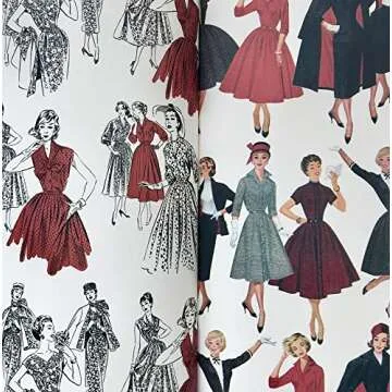 1950s Fashion: Gift & Creative Paper Book Vol.94 (Multilingual Edition) (English, French, Italian and German Edition)