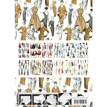 1950s Fashion: Gift & Creative Paper Book Vol.94 (Multilingual Edition) (English, French, Italian and German Edition)