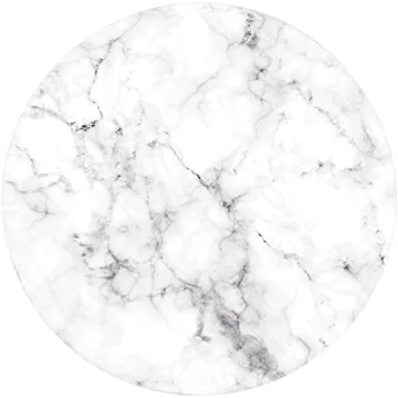 DEAYOU 12" Marble Lazy Susan for Elegant Serving