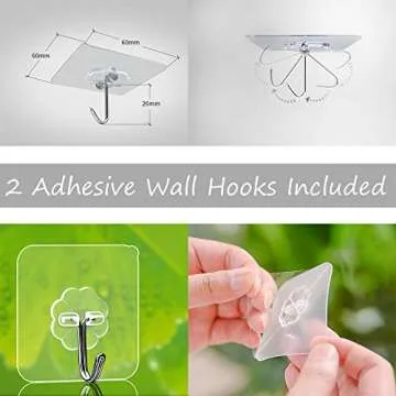 Dry Brush, with Gentle Massage Nodes, Bath Brush Long Handle for Shower, Set of 2, with Wall Hooks, Body Scrub Brush, Body Brush, Bath Brush, Back Brush, Dry Brushing Body Brush, Improve Lymphatic