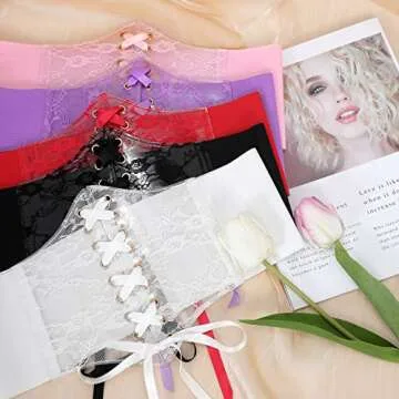 Stylish WHIPPY Lace-up Corset Waist Belt for Women