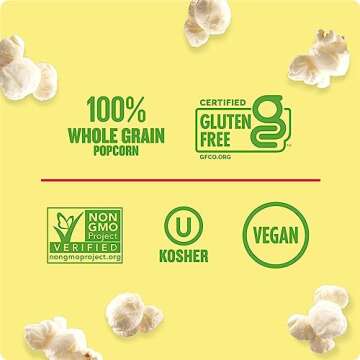 Angie's BOOMCHICKAPOP Sea Salt Popcorn, 4.8 oz.