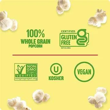 Angie's BOOMCHICKAPOP Sea Salt Popcorn for Guilt-Free Snacking