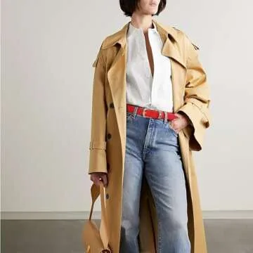 Stylish RISANTRY Red Belt with Gold Buckle for Women