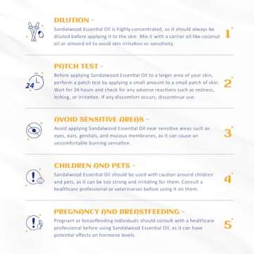 Pure HIQILI Sandalwood Essential Oil for Therapeutic Use