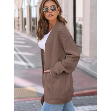 LILLUSORY Women's Oversized Cardigan for Fall Fashion