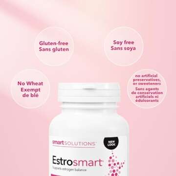 Smart Solutions Estrosmart, 120 CT – Hormonal Balance Supplement