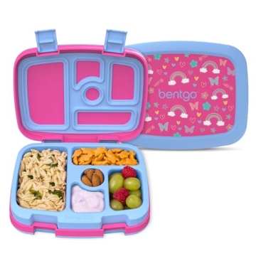 Bentgo Kids Prints Leak-Proof Bento Lunch Box for Ages 3-7