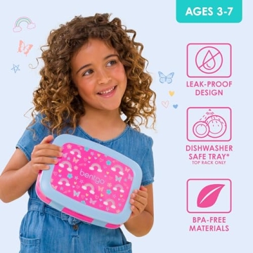 Bentgo Kids Prints Leak-Proof Lunch Box for Ages 3-7