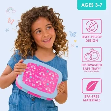 Bentgo Kids Prints Leak-Proof Lunch Box for Ages 3-7