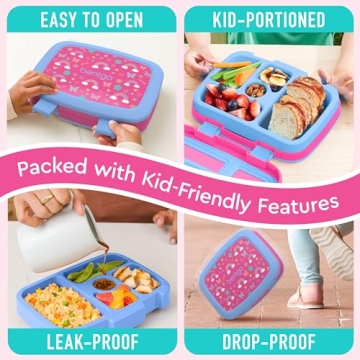 Bentgo Kids Prints Leak-Proof Lunch Box for Ages 3-7