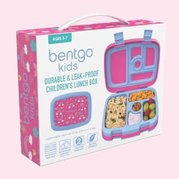 Bentgo Kids Prints Leak-Proof Lunch Box for Ages 3-7