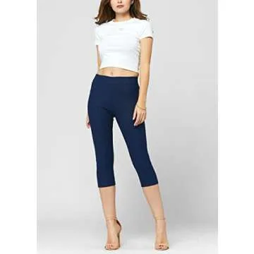 Conceited Capri Leggings with Pockets - Comfortable & Stylish