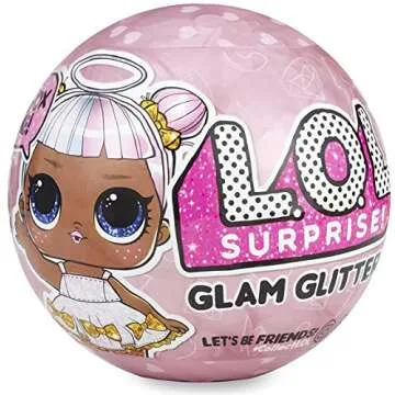 LOL Surprise Bundle Includes (1) Limited Edition Bigger Surprise + (1) Glitter Glam Doll + L.O.L. Sticker Sheet with Compatible Toy Storage Bag!