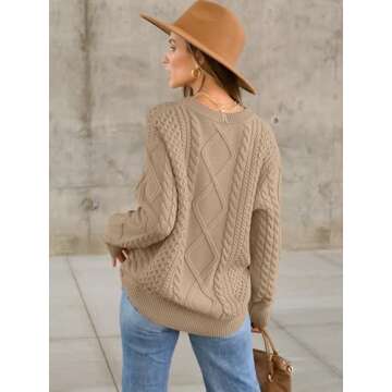 Shop ANRABESS Oversized Crewneck Sweater for Women