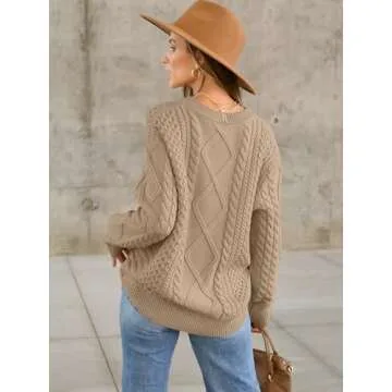 Shop ANRABESS Oversized Crewneck Sweater for Women