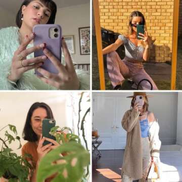 Pela: Phone Case for iPhone 13 Pro | Eco-Friendly,Made from Plants | Sleek & Light Design with Protection (Green Classic)