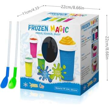 Slushy cup Slushie Maker Cup,Frozen Magic Slushy Cup - Create Delicious Slushies Anywhere with This ...