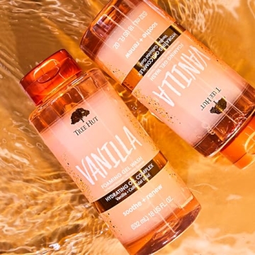 Tree Hut Vanilla Foaming Gel Wash for Silky Soft Skin