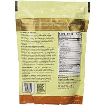 Spectrum Essentials Organic Ground Flaxseed, 14 Ounce (Pack of 4)