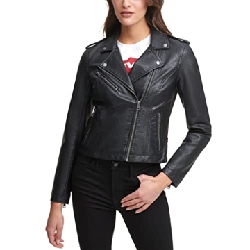 Levi's Women's Faux Leather Moto Jacket Stylish & Affordable