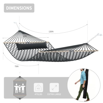 Comfortable TONAHUTU Hammock for Two - Outdoor Relaxation