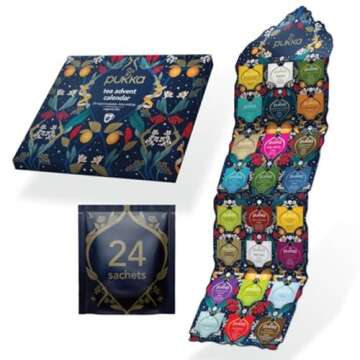 Pukka Tea Gift Organic Advent Calendar with 24 Teas