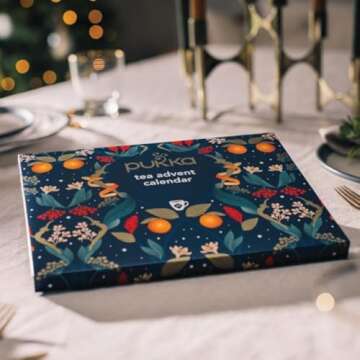Pukka Tea Gift Organic Advent Calendar with 24 Teas