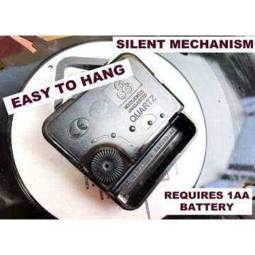 Chic 12 Inch Vinyl Record Hairdresser Wall Clock