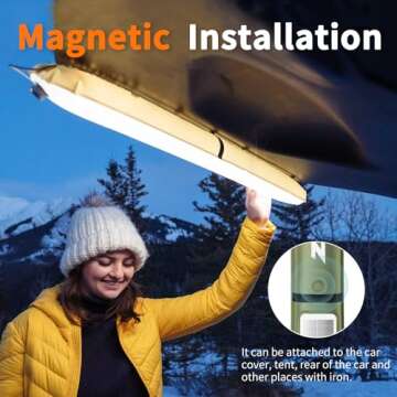 ZTARX Inflatable Solar Camping Lantern,USB Rechargeable,4 Lighting Modes,IP66 Waterproof,Portable and Lightweight Tent Light