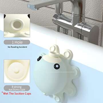 Bathtub Overflow Drain Cover Tub for Relaxing Soaks