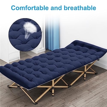 ARAER Camping cot (Gray+Bed)