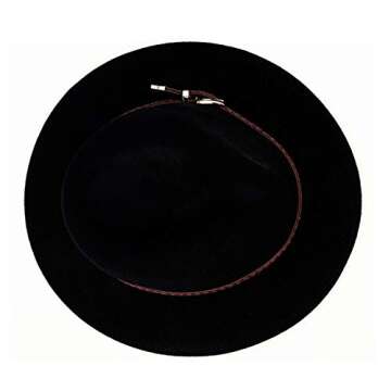 Stylish Wool Fedora Hat for Women - Adjustable & Comfortable