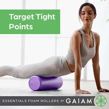 Gaiam Essentials High-Density Foam Roller 18” Teal
