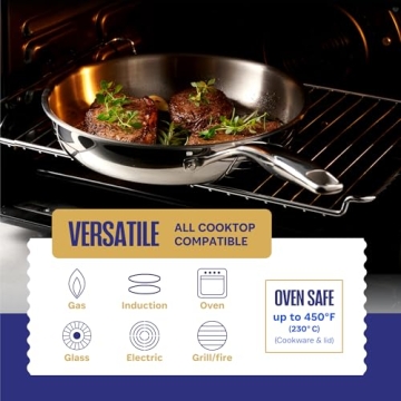 Legend Stainless Steel Cookware Set - 5 Ply Quality