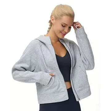 Full-Zip Women's Fleece Hoodie - Style & Comfort in One