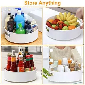Semlos 360° Rotating Lazy Susan Organizers for Home