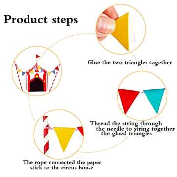 Circus Cake Toppers Carnival Cupcake Toppers Circus Birthday Cake Decorations Carnival Birthday Party Supplies Circus Baby Shower Decoration