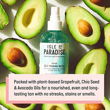 Isle of Paradise Self Tanning Water Refill for Sunkissed Glow