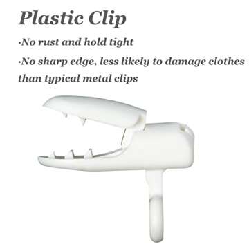 Babygoal Neutral Pacifier Clips for Boys and Girls - 6 Pack