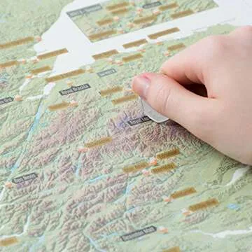 Whisky Distilleries Scratch Map for Scotch Lovers