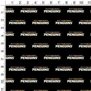 GRAPHICS & MORE NHL Pittsburgh Penguins Logo Gift Wrap Wrapping Paper Rolls
