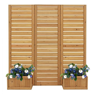 Premium Cedar Garden Privacy Screen for Outdoor Bliss