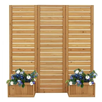 Premium Cedar Garden Privacy Screen for Outdoor Bliss