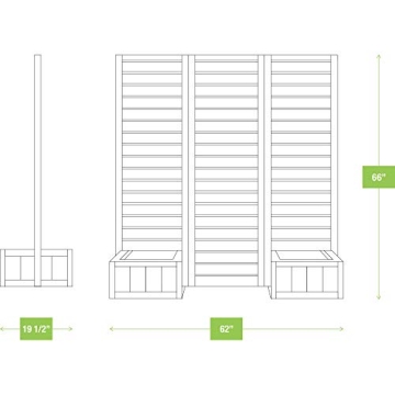 Premium Cedar Garden Privacy Screen for Outdoor Bliss