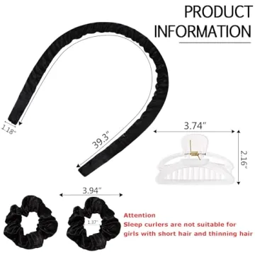 CORATED No Heat Curlers for Perfect, Effortless Curls