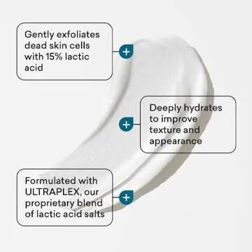 AmLactin Foot Repair Cream - 3 oz Cream for Dry Cracked Heels with 15% Lactic Acid - Exfoliator and Moisturizer for Dry Skin (Packaging May Vary)